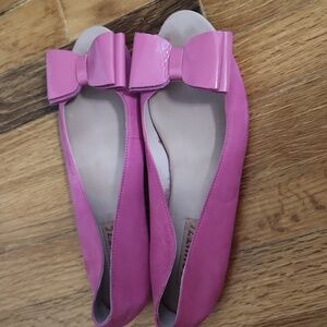 Pink Open-toe Flat